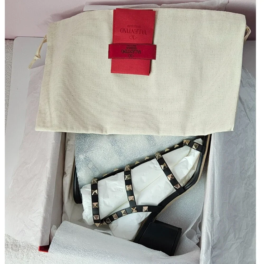 Valentino City Block Rockstud Sandal - Picture 3 of 7